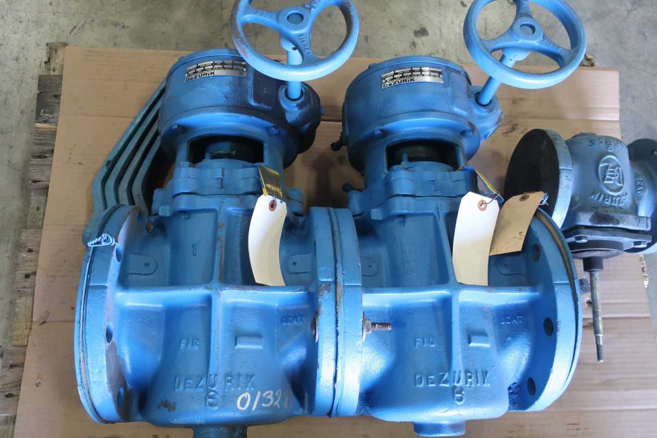 1 PALLET OF DEZURIK VALVES - VALVES
