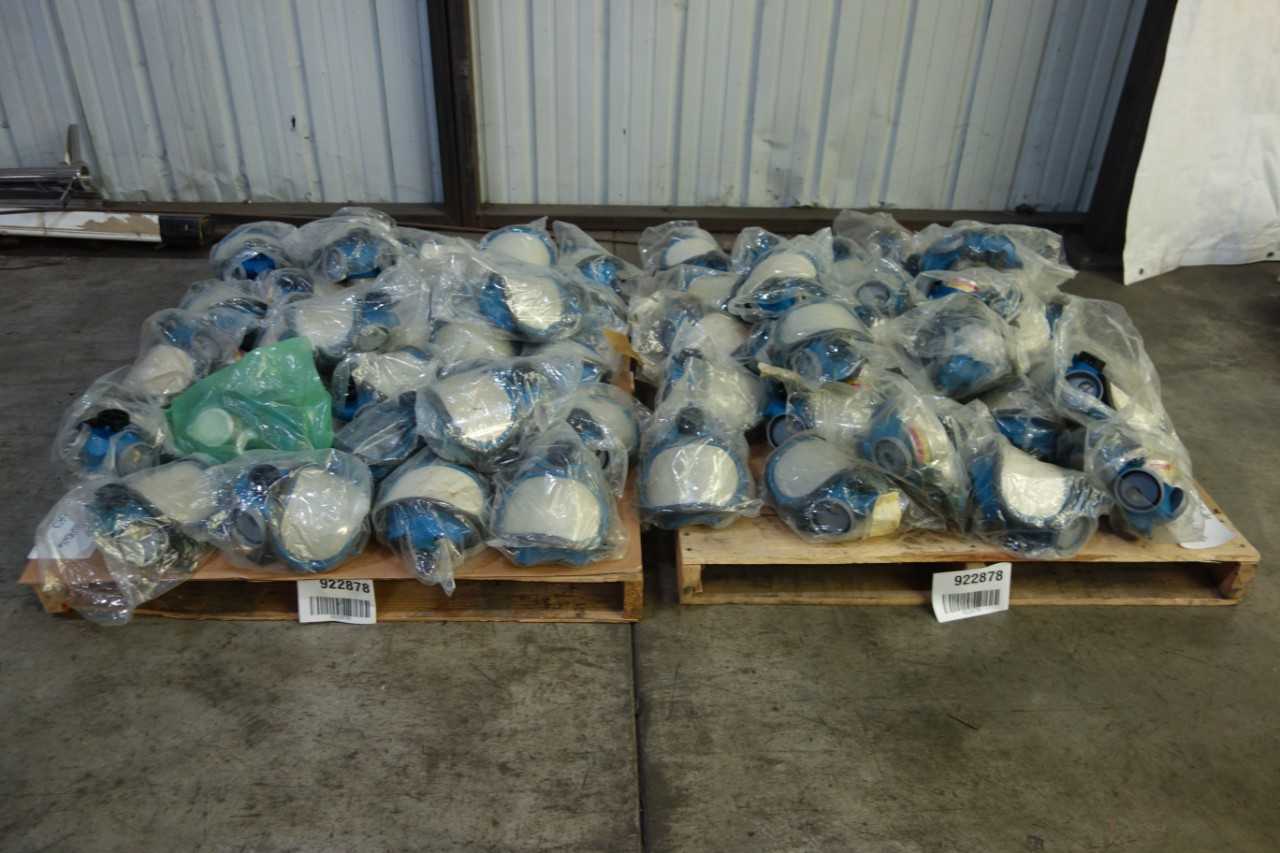 2 PALLETS OF AMERICAN OPTICAL CORP. FULL FACE RESPIRATOR MASKS - MACHINING ACCESSORIES & TOOLING