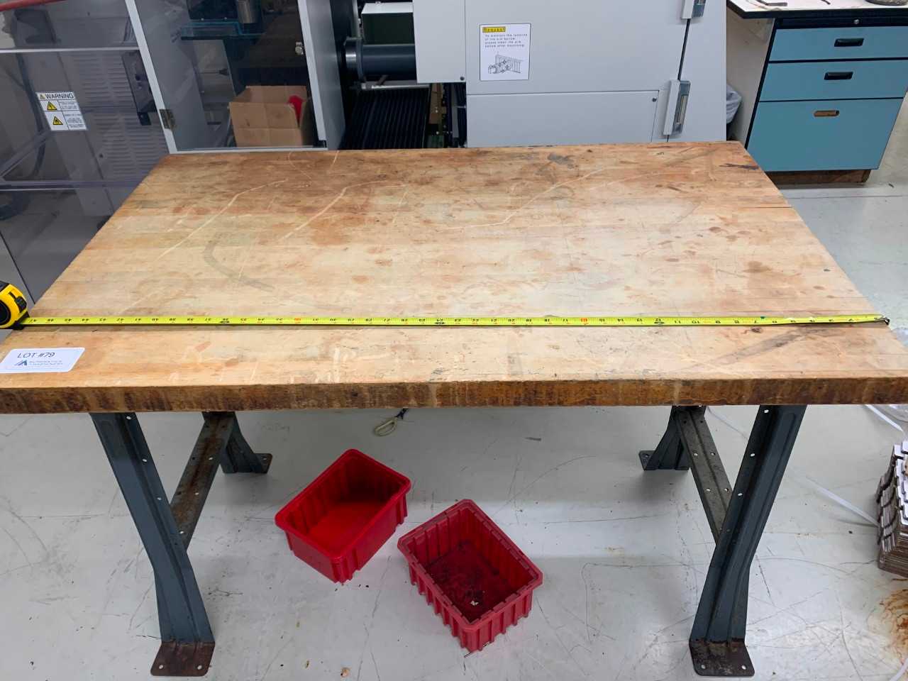 Butcher Block Workbench - PLANT & FACILITY
