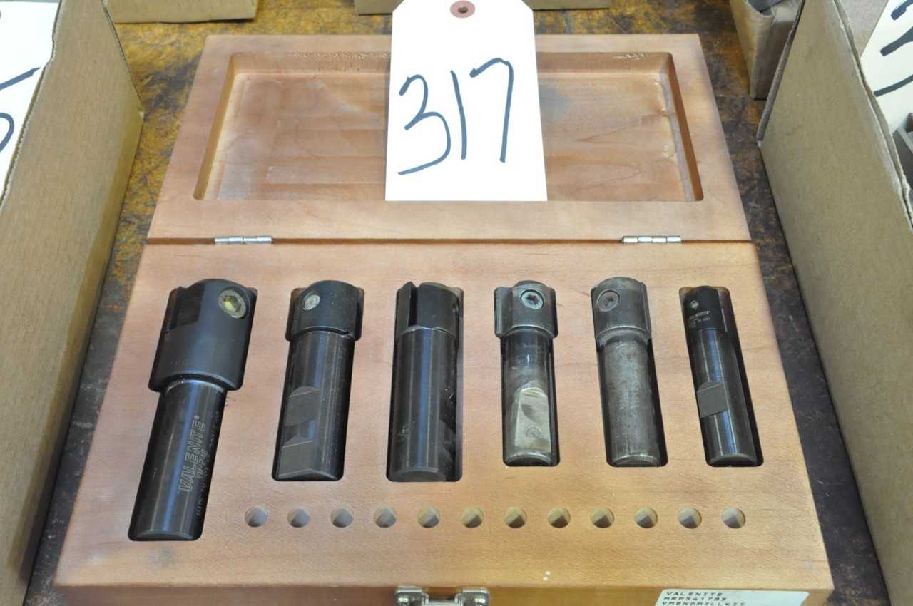Valenite 6-Piece Boring Bar Set with Case - MACHINING ACCESSORIES & TOOLING
