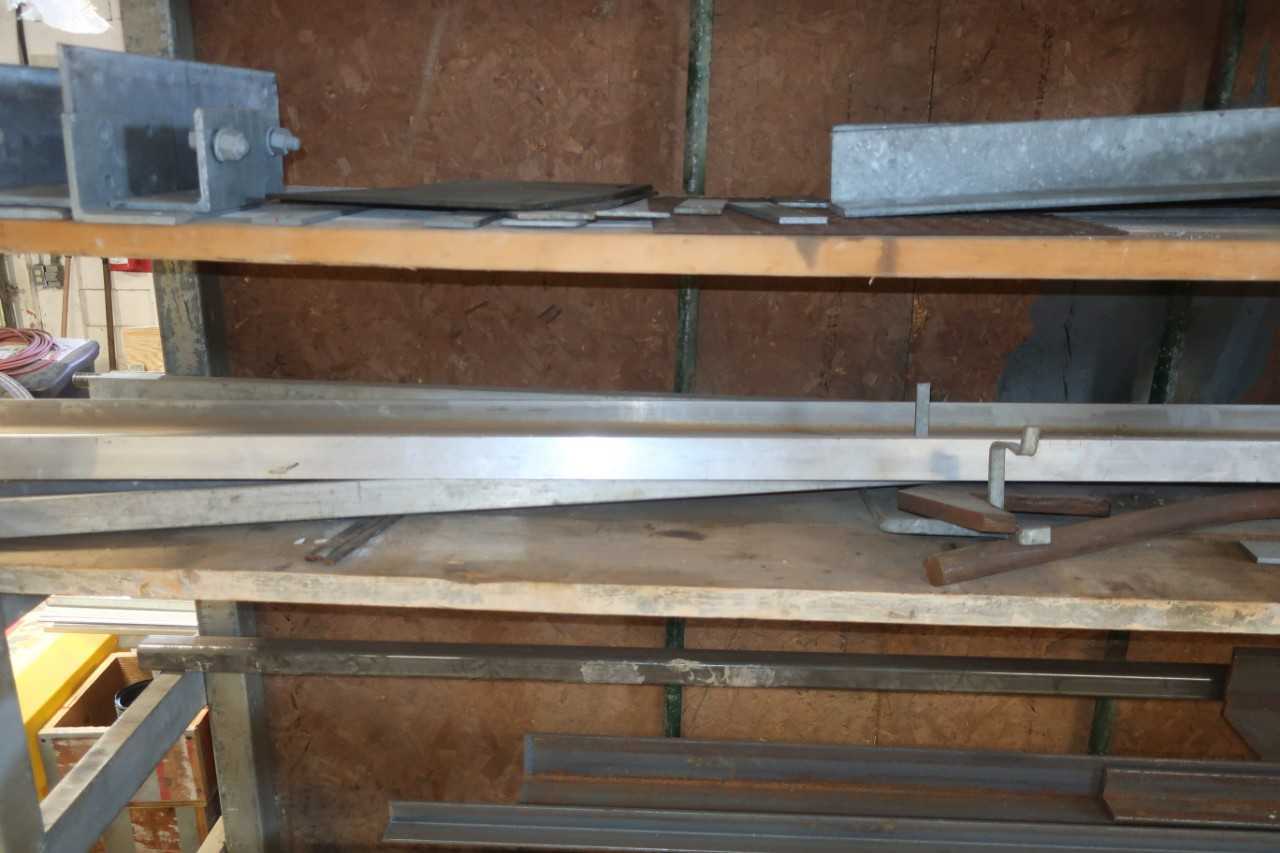 LOT OF ASSORTED STEEL, ALUMINUM, COPPER, FABRICATING METAL
