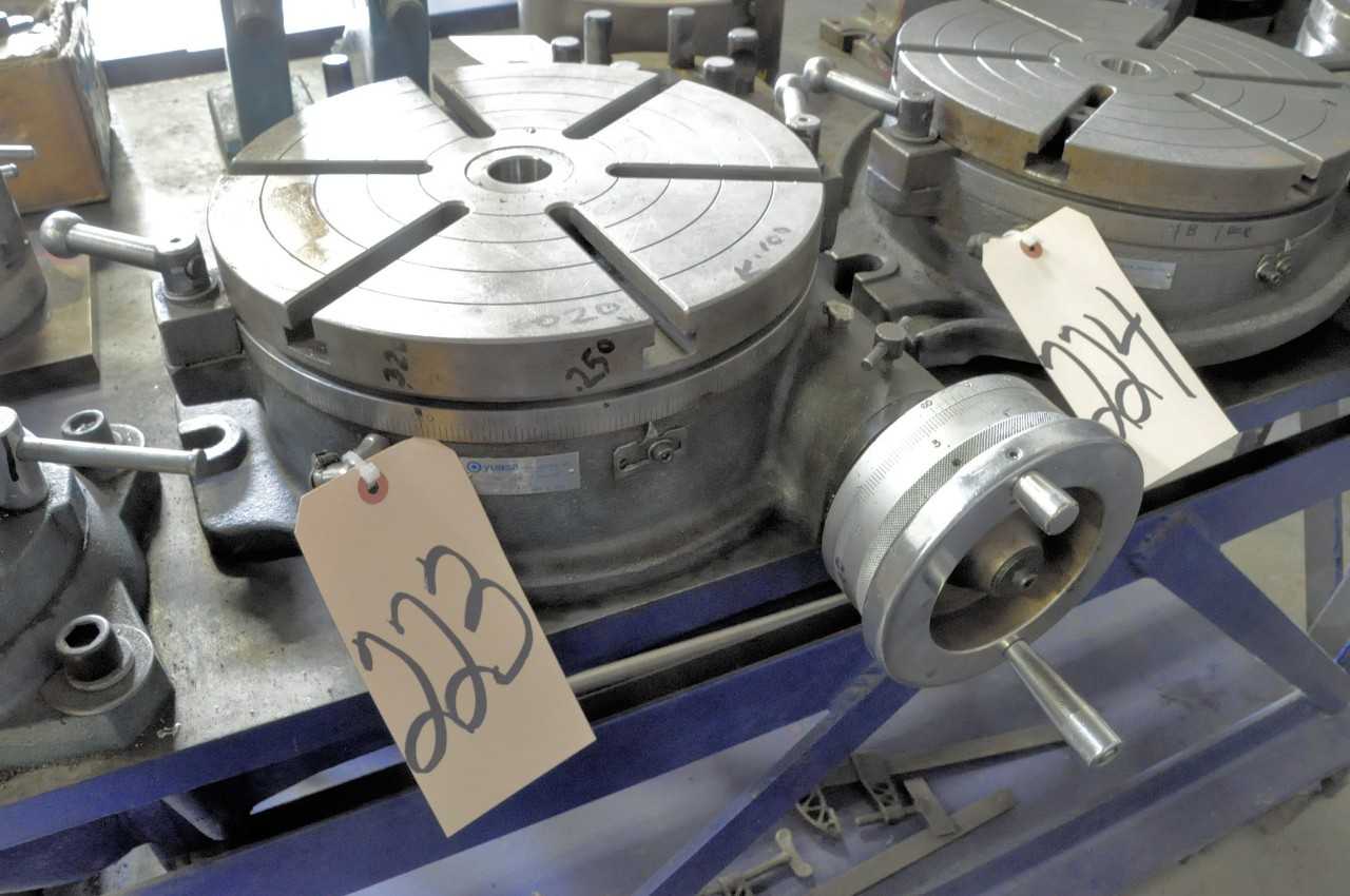 Yuasa 12" Rotary Table, Model 550-112 - MACHINING ACCESSORIES & TOOLING