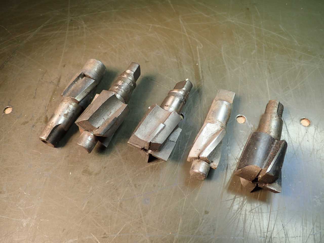 5 Pcs of National Spline Taper #20 Piloted Counterbores HSS & Carbide - HOLEMAKING TOOLS