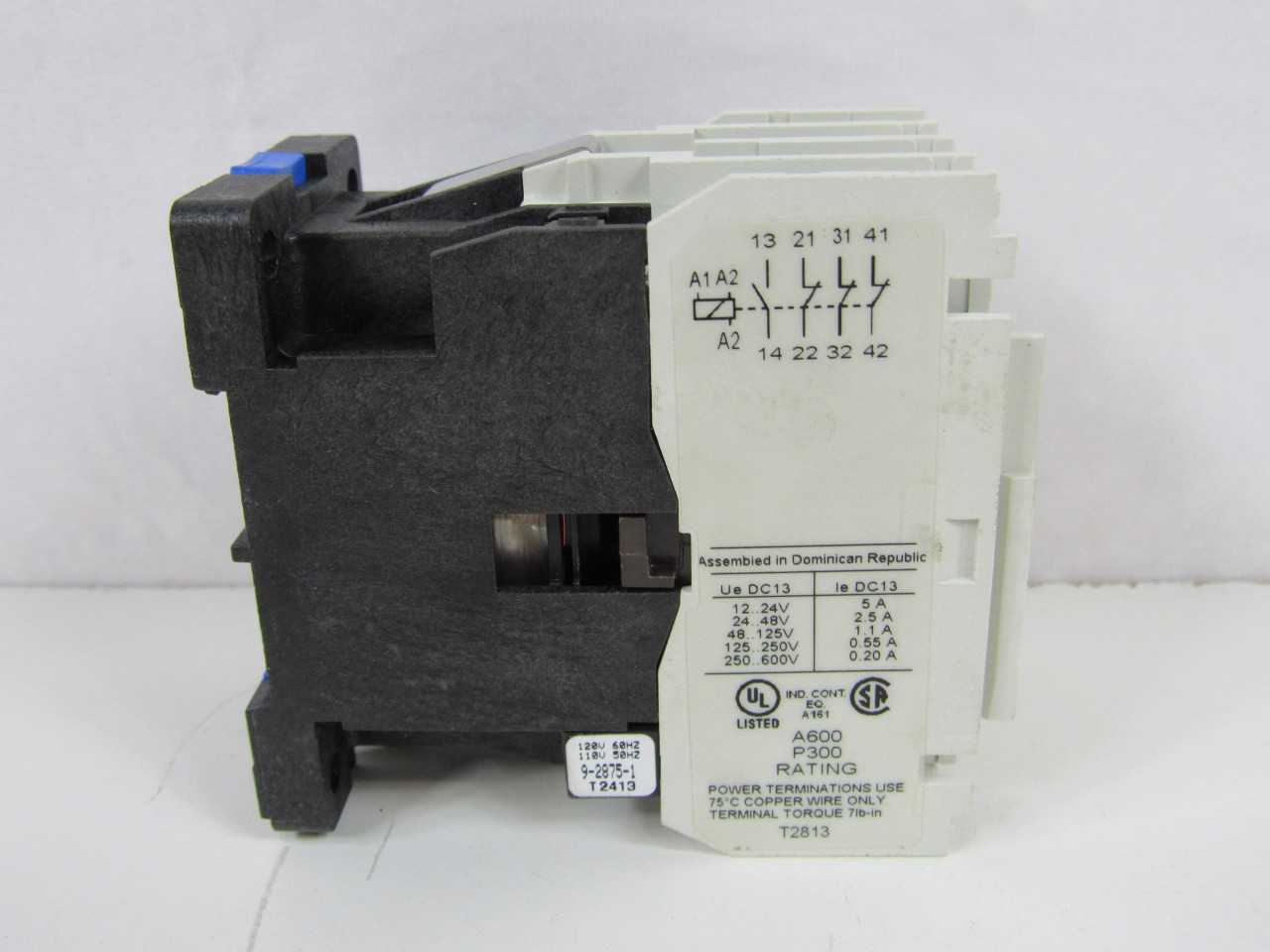 Quantity 1 of Eaton D15CR13AB Relay 4P 60A 600V - AUTOMATION & CONTROLS