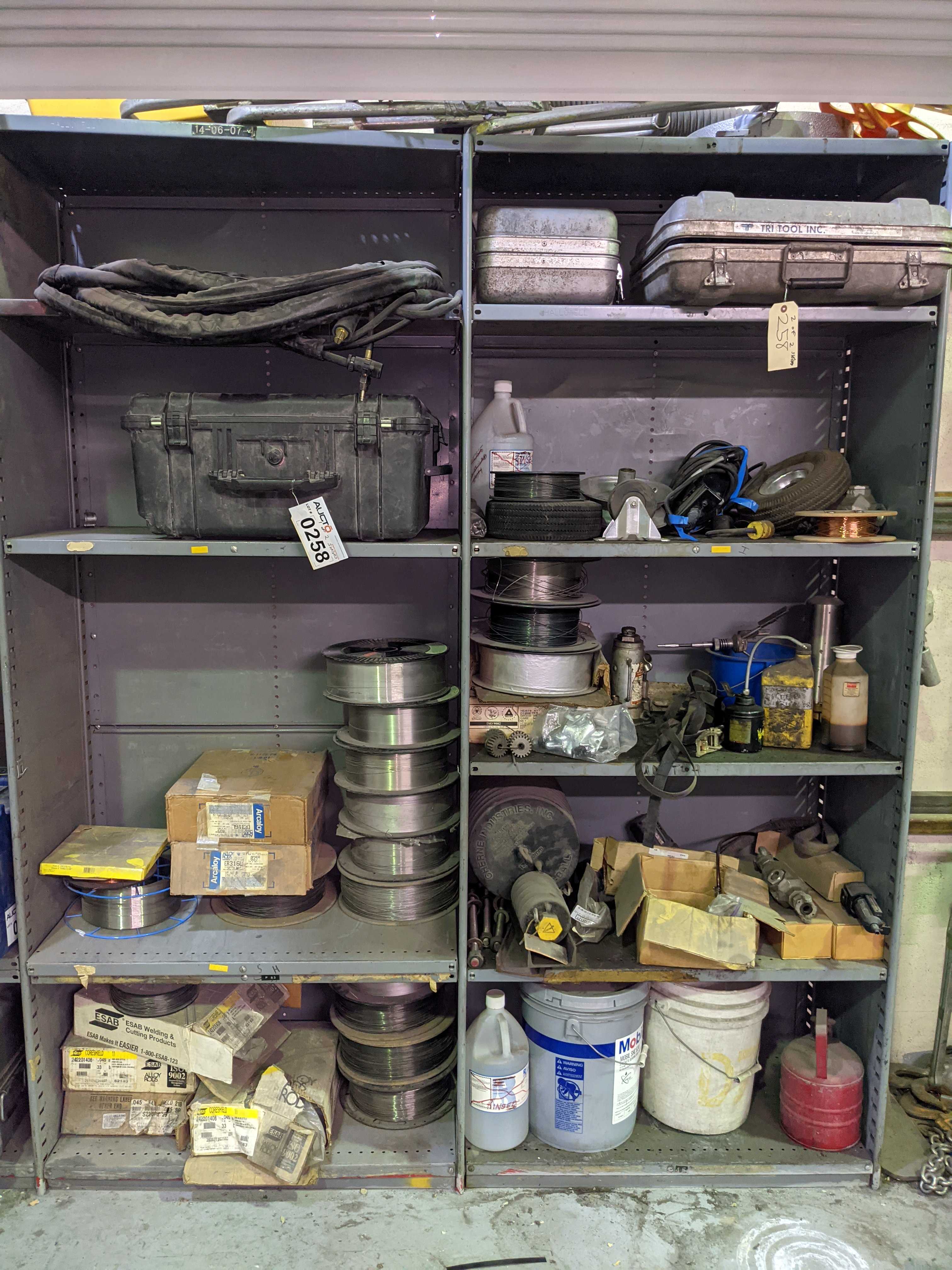 TWO SHELVES - TOOL STORAGE