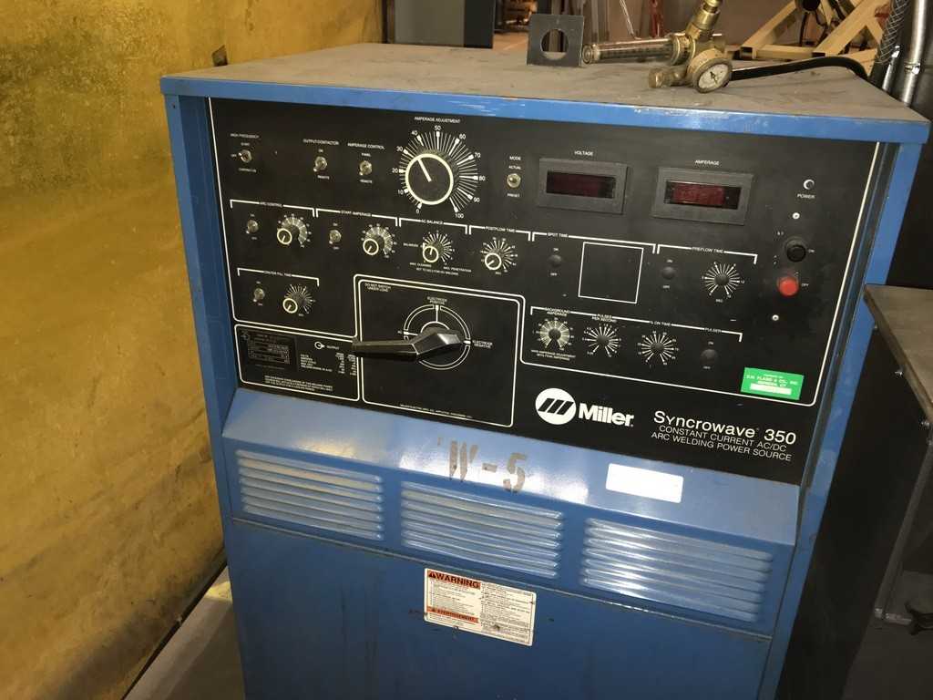 Miller Syncrowave 350 Welder - WELDING EQUIPMENT