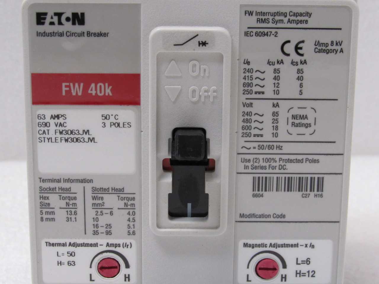 Eaton Circuit Breakers - CIRCUIT BREAKERS