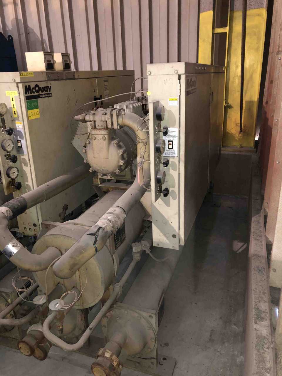 1997 McQuay WHR080E-W Dual Compressor and Triple Tube Chiller - CONSTRUCTION