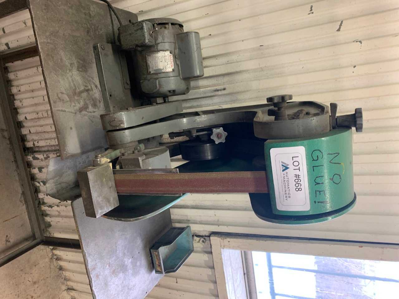 Vertical Belt Grinder - GRINDING MACHINES