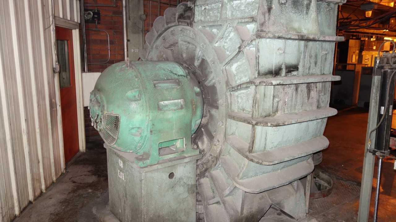 ALLIS CHALMERS 200HP 2300V-AC FAN EXHAUSTER MOTOR - BLOWER FAN