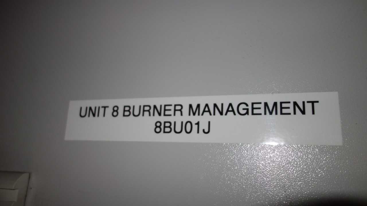 HONEYEWELL BURNER MANAGEMENT CONTROL PANEL - ELECTRICAL COMPONENTS