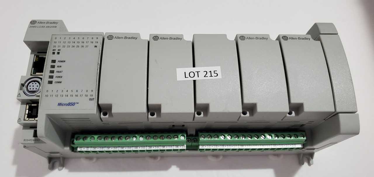 Allen Bradley Micro 850 2080-LC50-48QWB PLC - AUTOMATION & CONTROLS