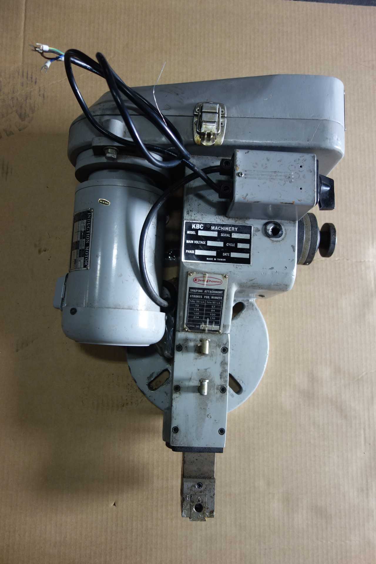 KBC MACHNERY SLOTTING HEAD SHAPING ATTACHMENT - ELECTRIC POWER TOOLS