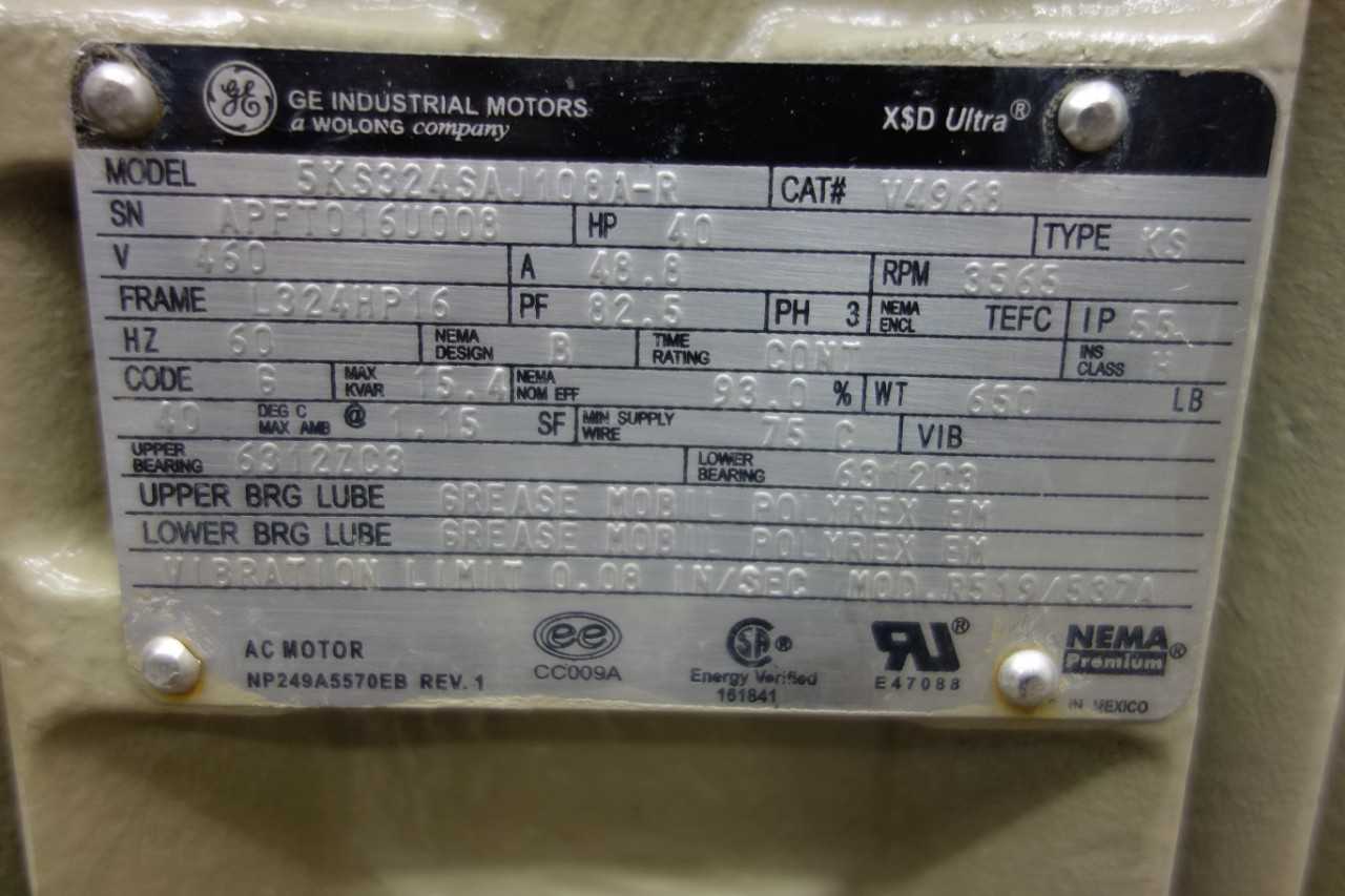 GENERAL ELECTRIC GE AC MOTOR - ELECTRIC MOTORS