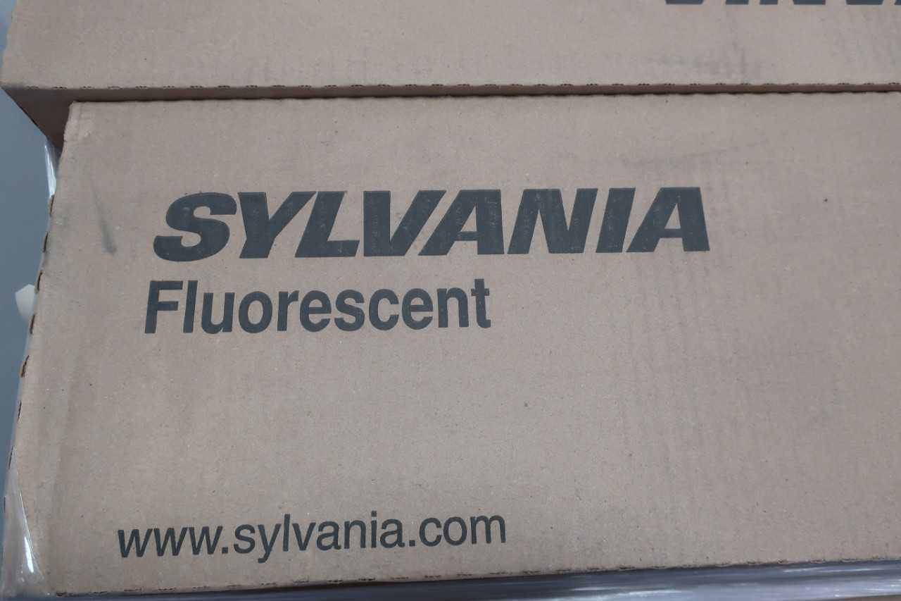 SYLVANIA, PHILIPS, GE FLUORESCENT LIGHT BULBS - LIGHTING