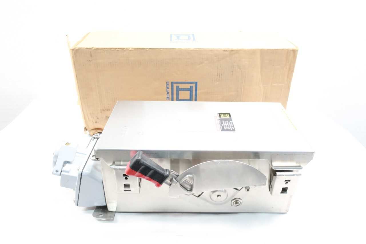 SQUARE D H361DSWC 3P 30A AMP 600V-AC FUSIBLE DISCONNECT SWITCH - DISCONNECT SWITCHES
