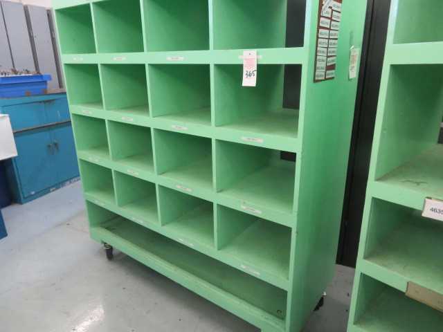Wood Storage Cabinet on Wheels - MISCELLANEOUS