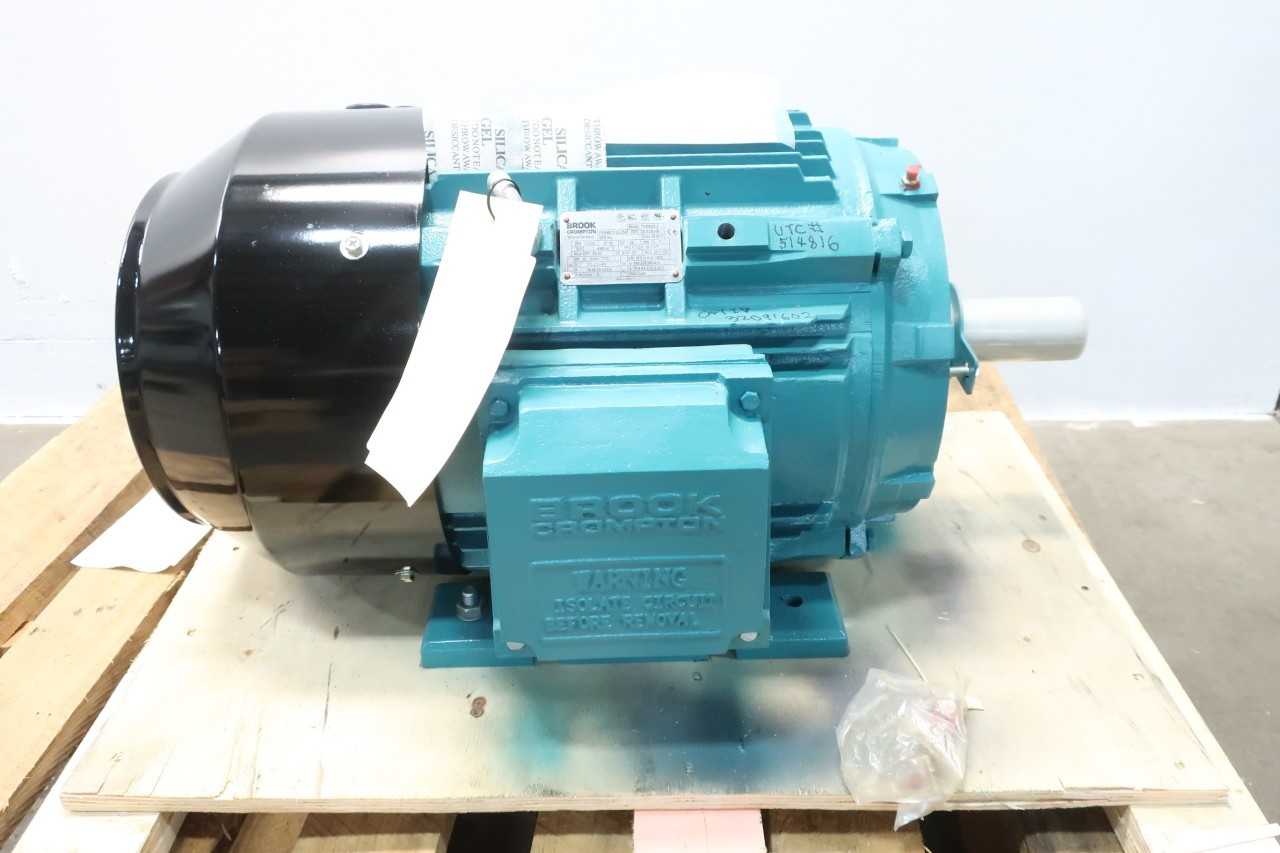 Brook Crompton TC4N025-2 Ac Motor 284t 3ph 25hp 1770rpm 1-7/8in 208-230/460v-ac - ELECTRIC MOTORS Brook Crompton TC4N025-2 Ac Motor 284t 3ph 25hp 1770rpm 1-7/8in 208-230/460v-ac - ELECTRIC MOTORS