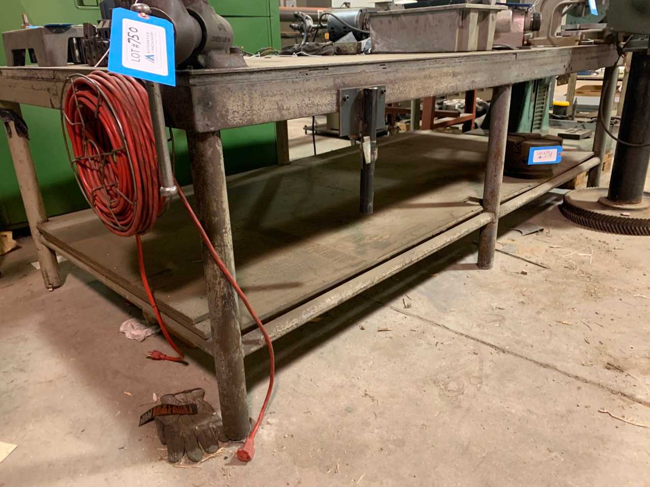 Large Welding Bench w/ Vise - WELDING EQUIPMENT