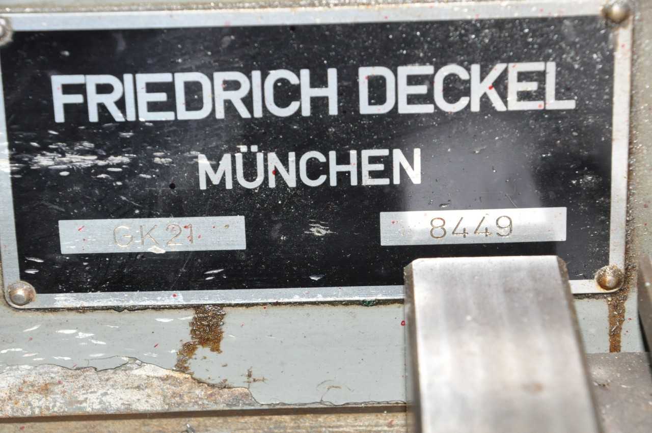 Deckel Model GK21, Pantograph Machine, S/n 8449, with Tooling, Supplies and Maintenance Parts on (4) Shelves - MACHINING ACCESSORIES & TOOLING