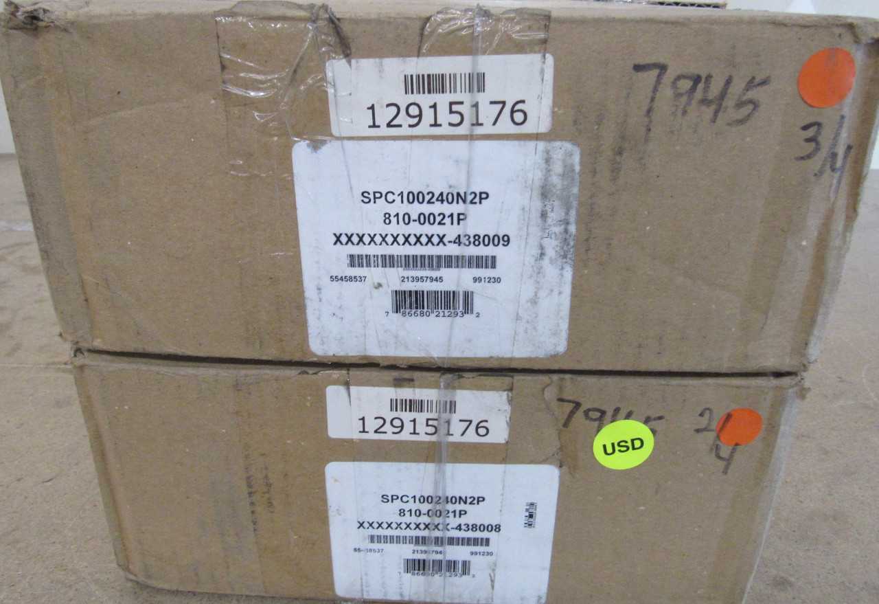 Lot of Quantity 2x SPC100240N2P SPDs - VALVES