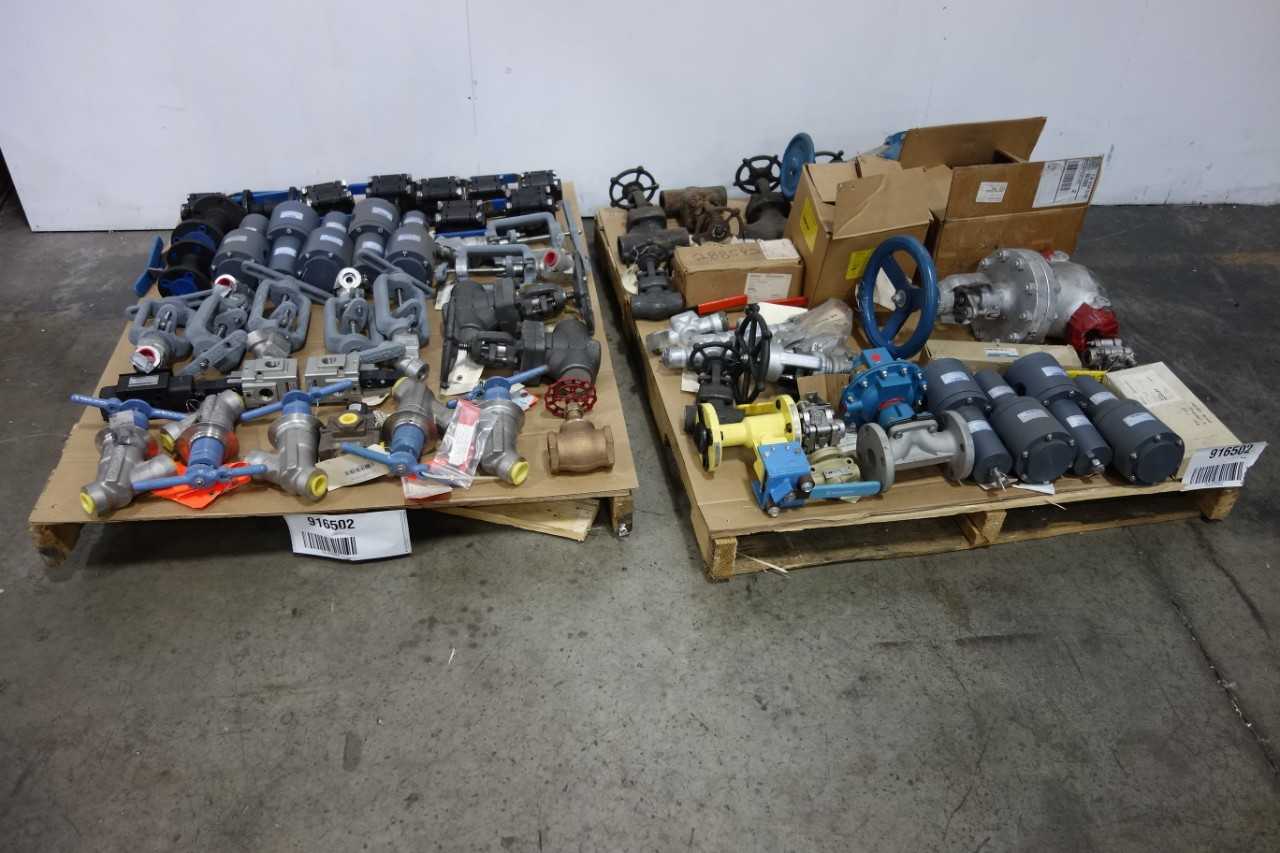 2 PALLETS OF ASSORTED VALVES - VALVES