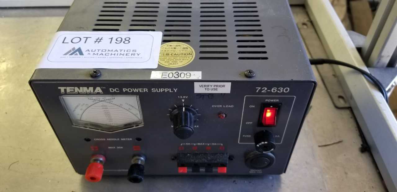 Tenma DC Power Supply - METAL INSPECTION EQUIPMENT Tenma DC Power Supply - METAL INSPECTION EQUIPMENT