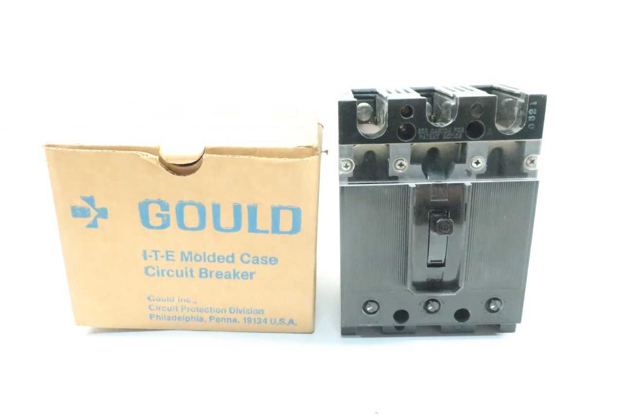 ITE EF3A100V GOULD MOLDED CASE CIRCUIT BREAKER 100A AMP 3P 600V-AC - CIRCUIT BREAKERS