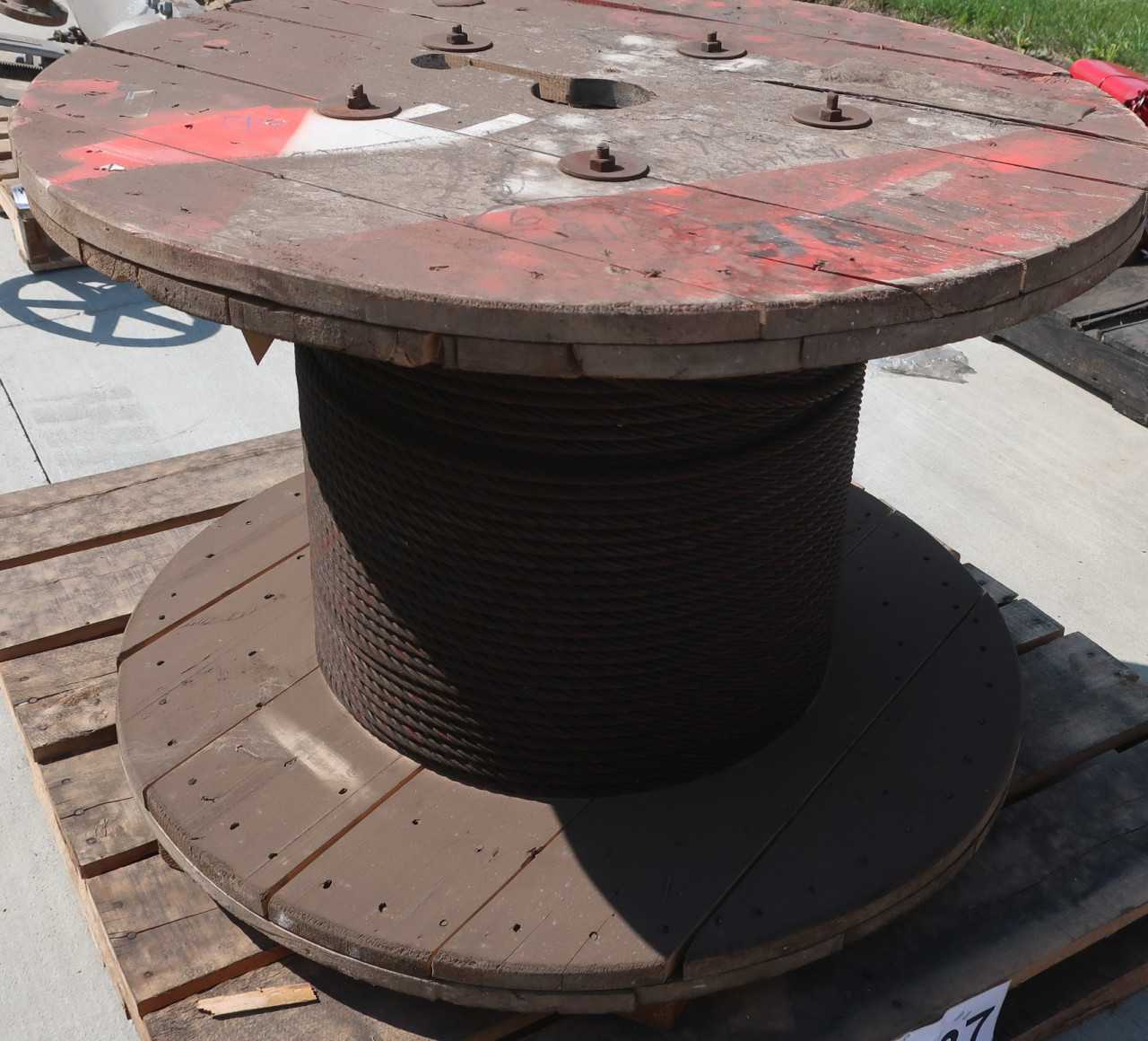 SPOOL OF STEEL WIRE CABLE - MISCELLANEOUS