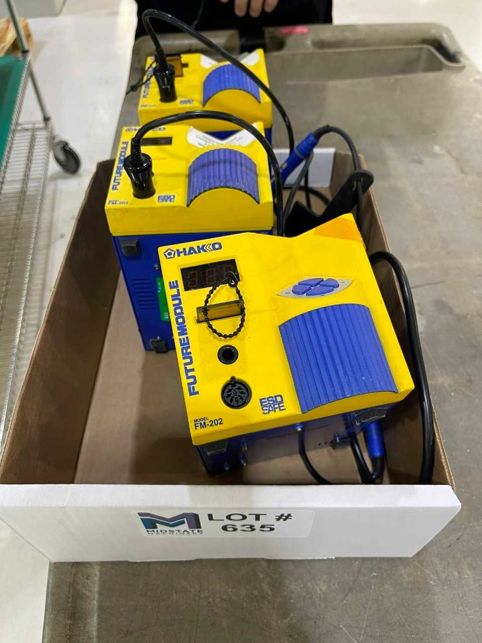 Hakko FM-202 Soldering Stations x 3 - ELECTRIC POWER TOOLS