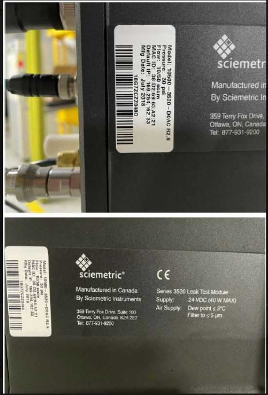CTS Mass Flow Leak Tester - FLOW METER