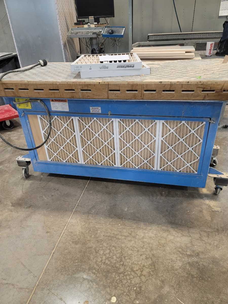 Denray Down Draft Table - DUST COLLECTOR