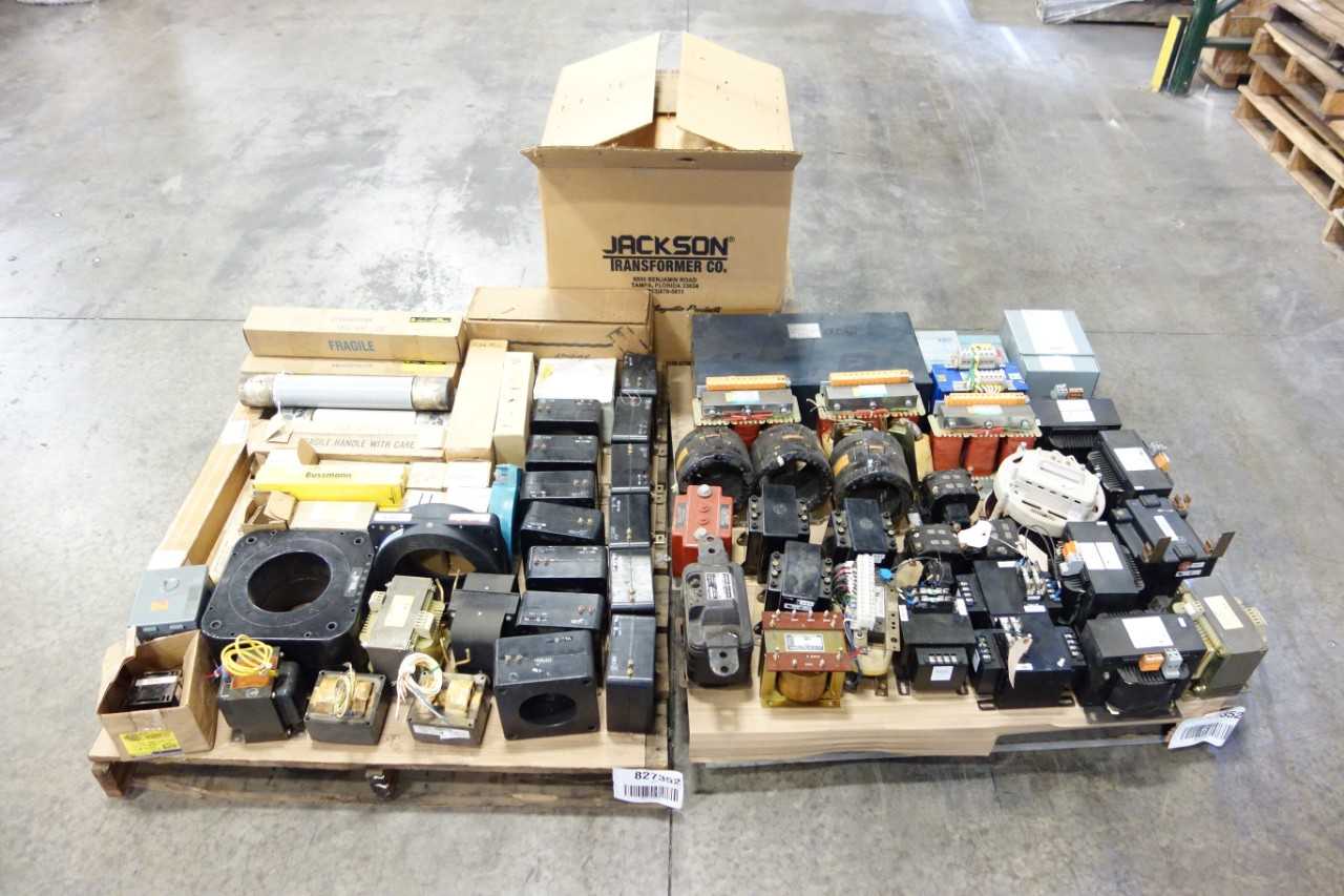3 PALLETS OF ASSORTED ELECTRICAL - ELECTRICAL COMPONENTS