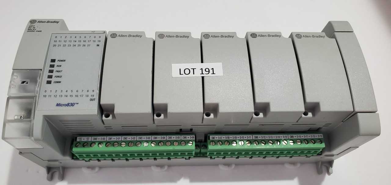 Allen Bradley Micro 830 2080-LC30-48QWB PLC - AUTOMATION & CONTROLS