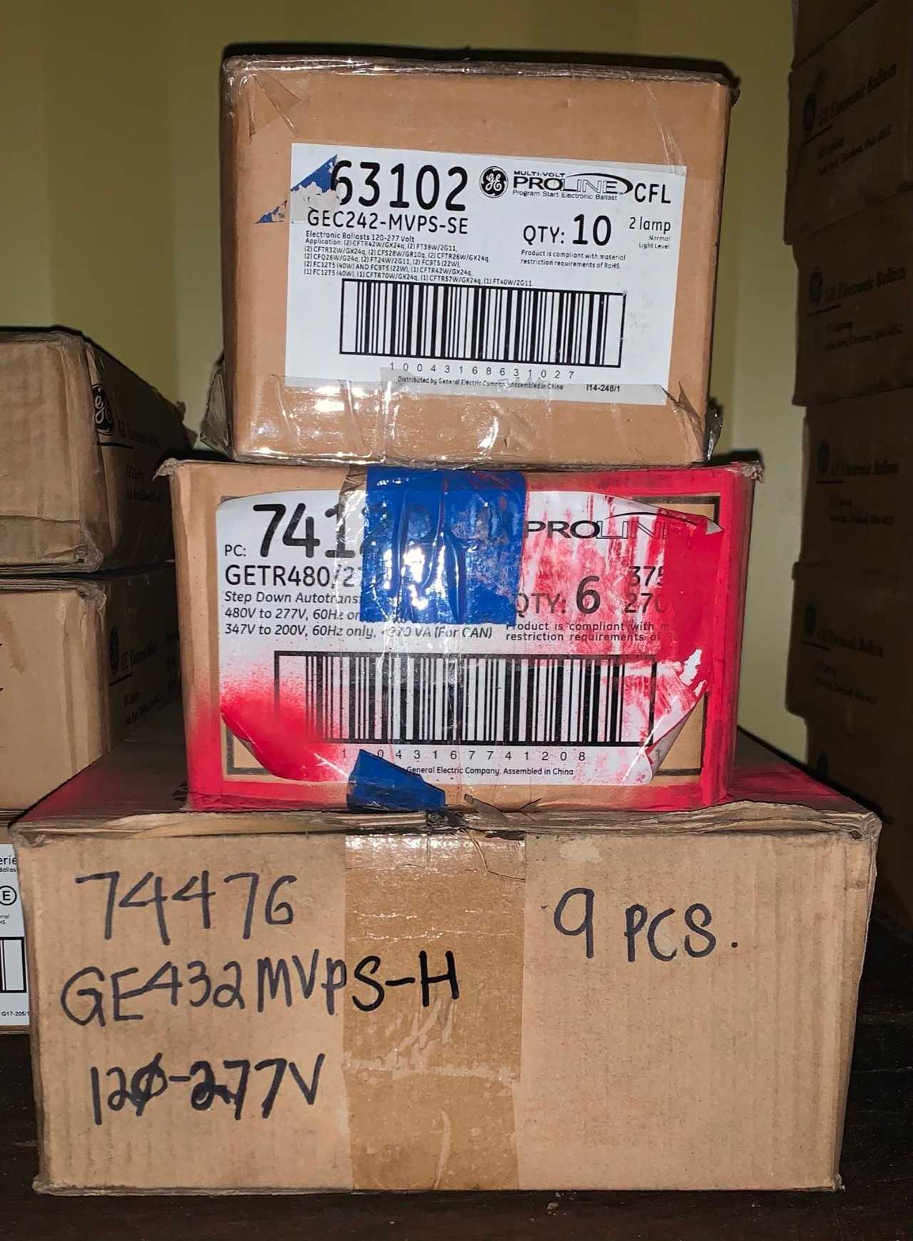 New - Lot of 25 - GE Assorted Fluorescent Ballast - LIGHTING