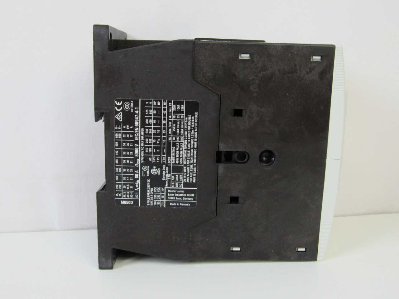 Quantity of 4x XTCE050D00A Contactors - CONTACTORS