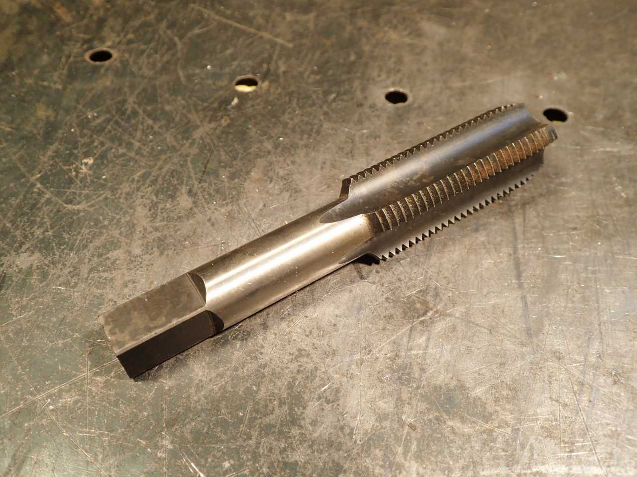 Threadwell 7/8" -12 NS Hand Thread Tap: HS GH-4, 4-Flute, 2-1/4" Long Flutes USA - MACHINING ACCESSORIES & TOOLING