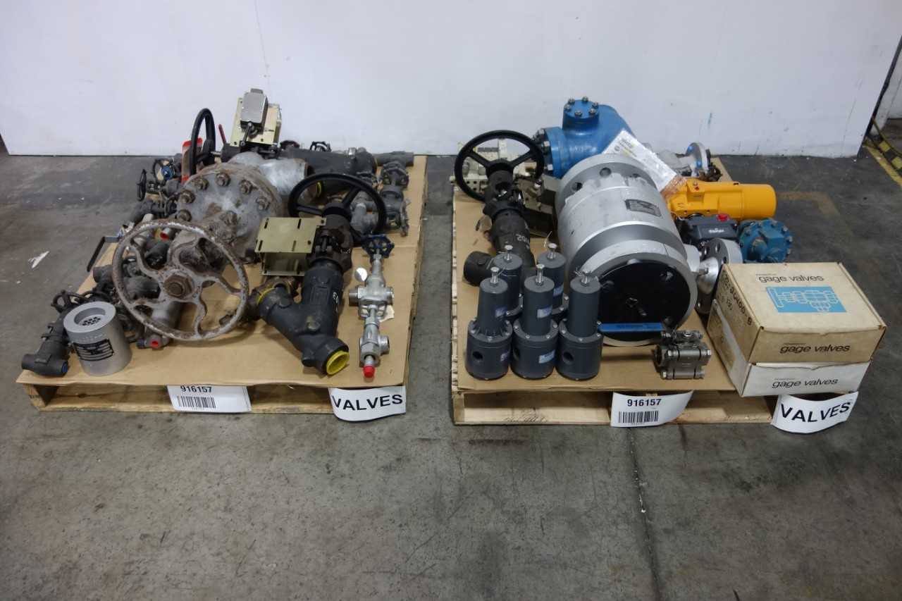 2 PALLETS OF ASSORTED VALVES - VALVES