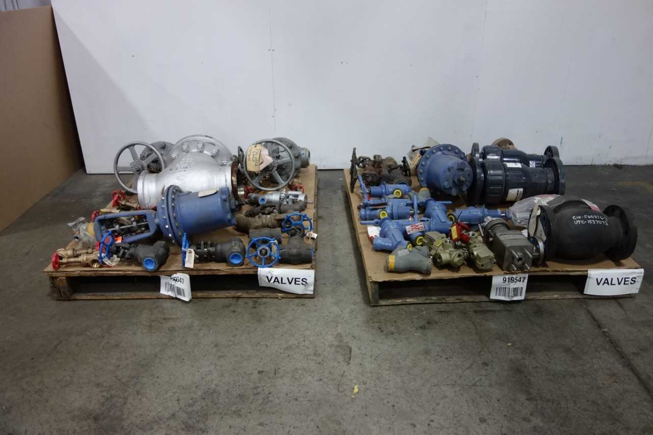 2 PALLETS OF ASSORTED VALVES - VALVES