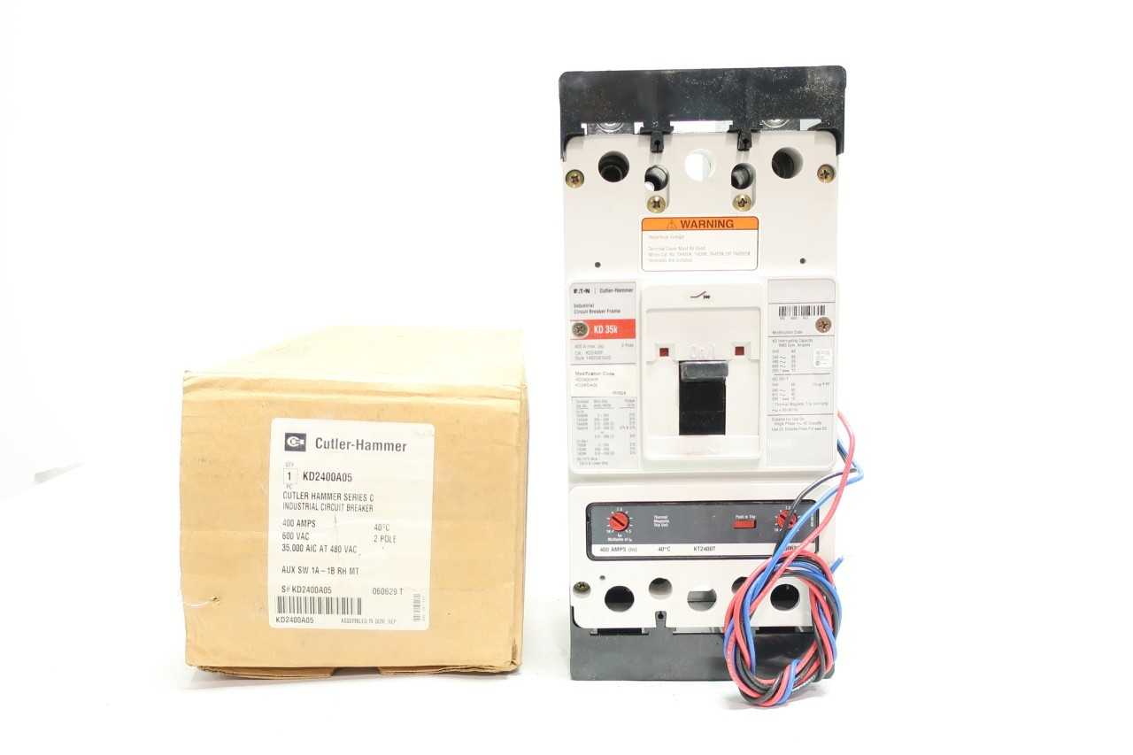 CUTLER HAMMER KD2400A05 CIRCUIT BREAKER 400A - CIRCUIT BREAKERS CUTLER HAMMER KD2400A05 CIRCUIT BREAKER 400A - CIRCUIT BREAKERS