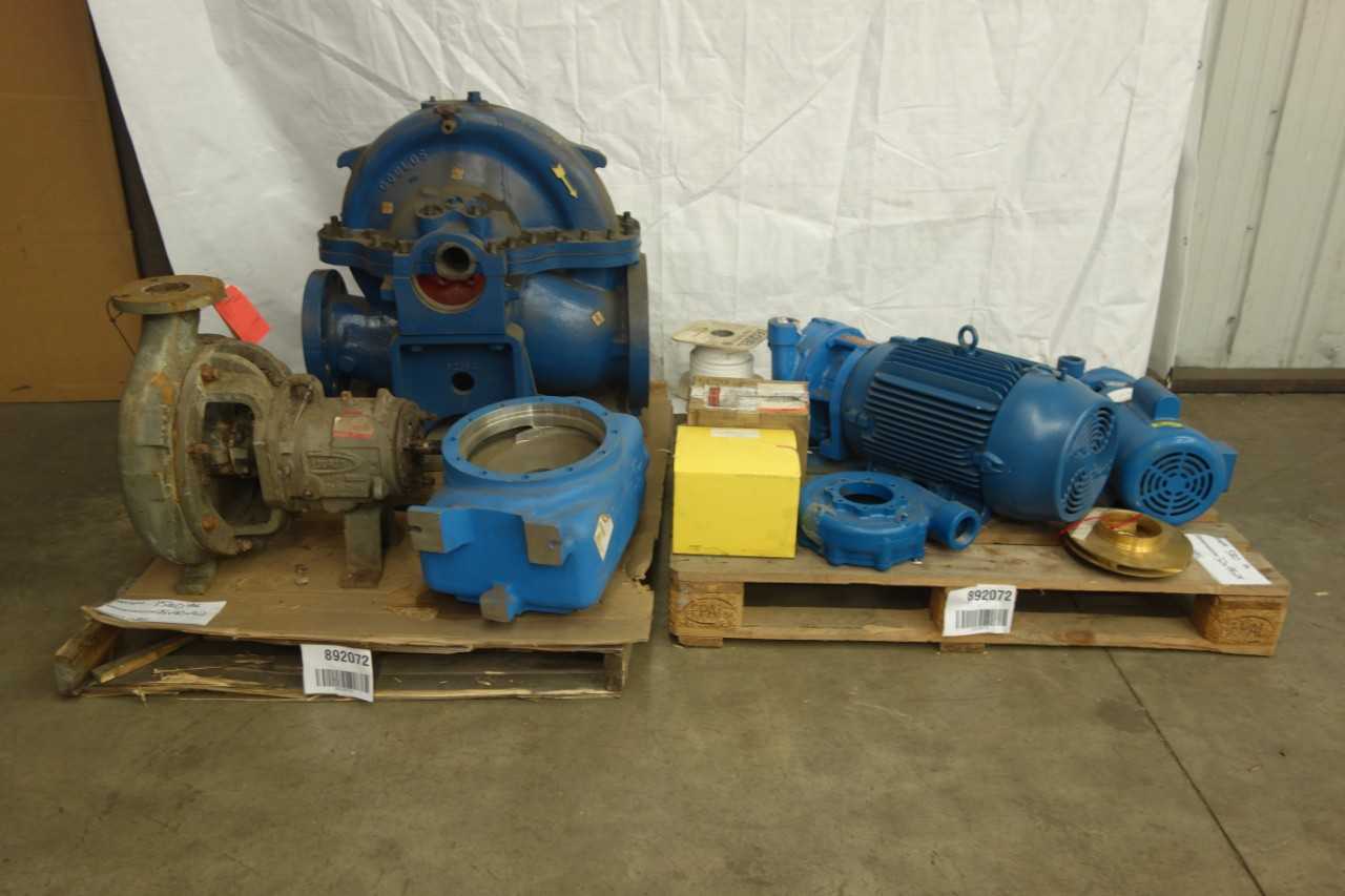2 PALLETS OF ASSORTED CENTRIFUGAL PUMPS AND PARTS - CENTRIFUGAL PUMP
