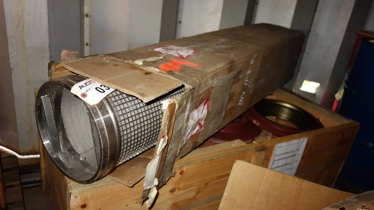 STAINLESS PRESSURE SCREEN BASKET 200 MICRON - MILLING MACHINES