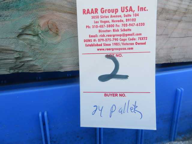 Plastic Storage Boxes (24) pallets LOT - PLANT & FACILITY EQUIPMENT