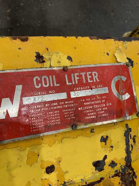 30,000lbs Cullen-Friestedt Coil Grab - COIL HANDLING MACHINE