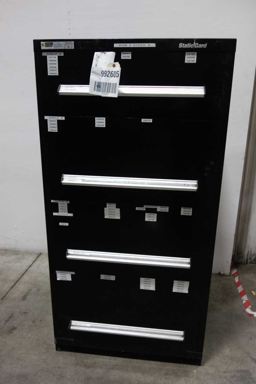 STANLEY VIDMAR STATICGARD 4 DRAWER CABINET - TOOL STORAGE