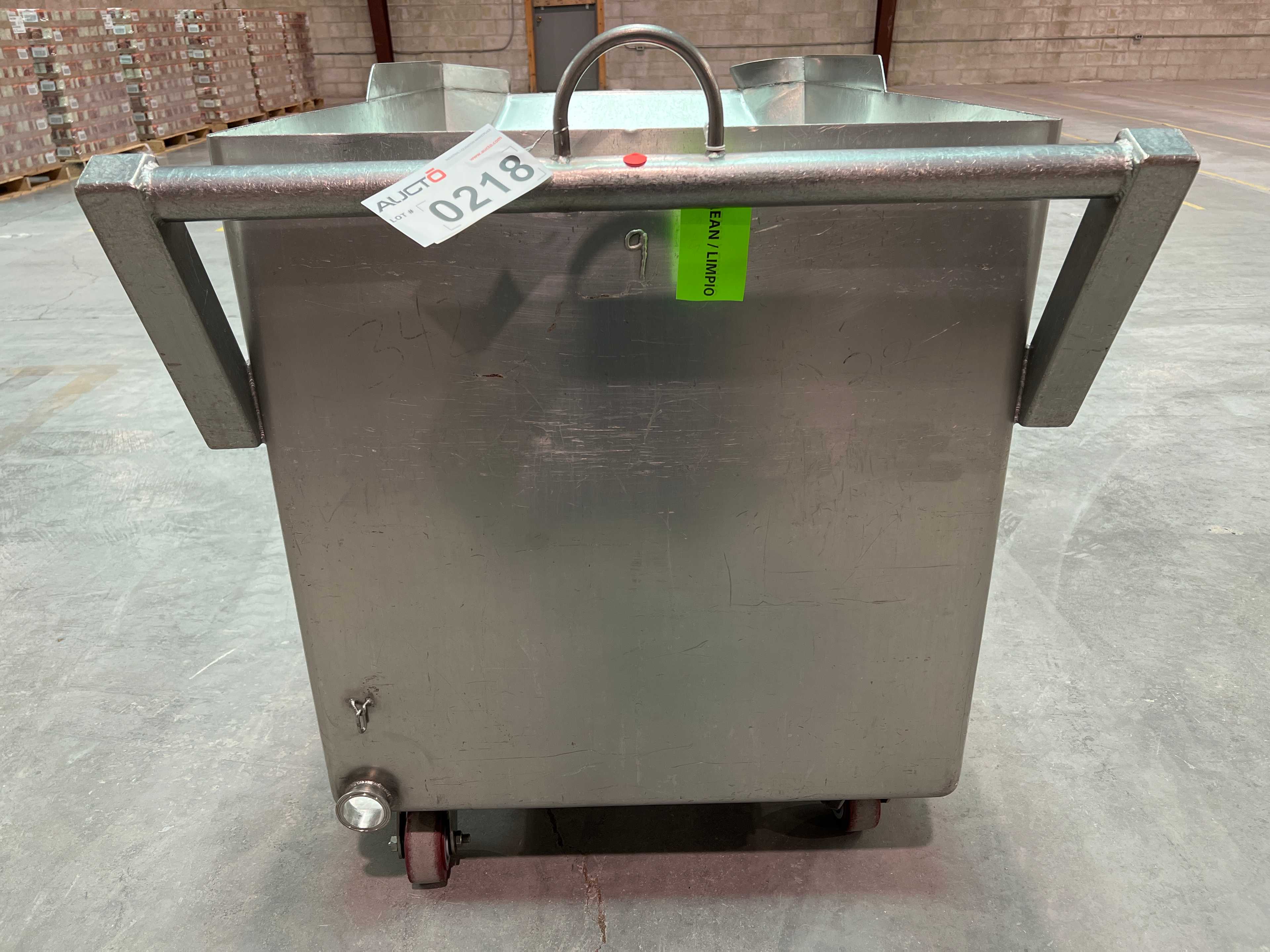 Stainless Steel Dump Cart Hopper