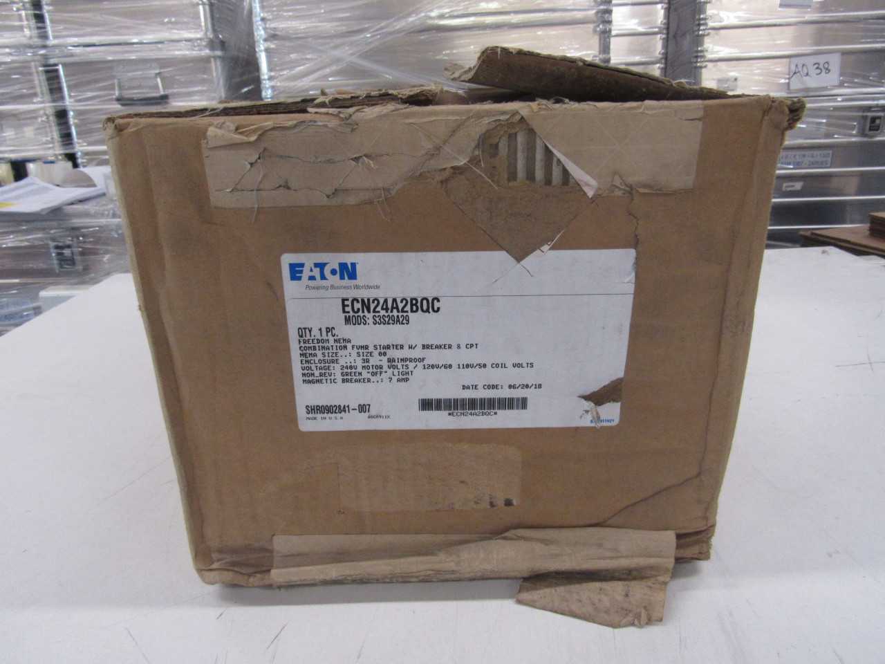 Lot of Quantity 1x ECN24A2BQC Starter Enclosure - MOTOR STARTERS