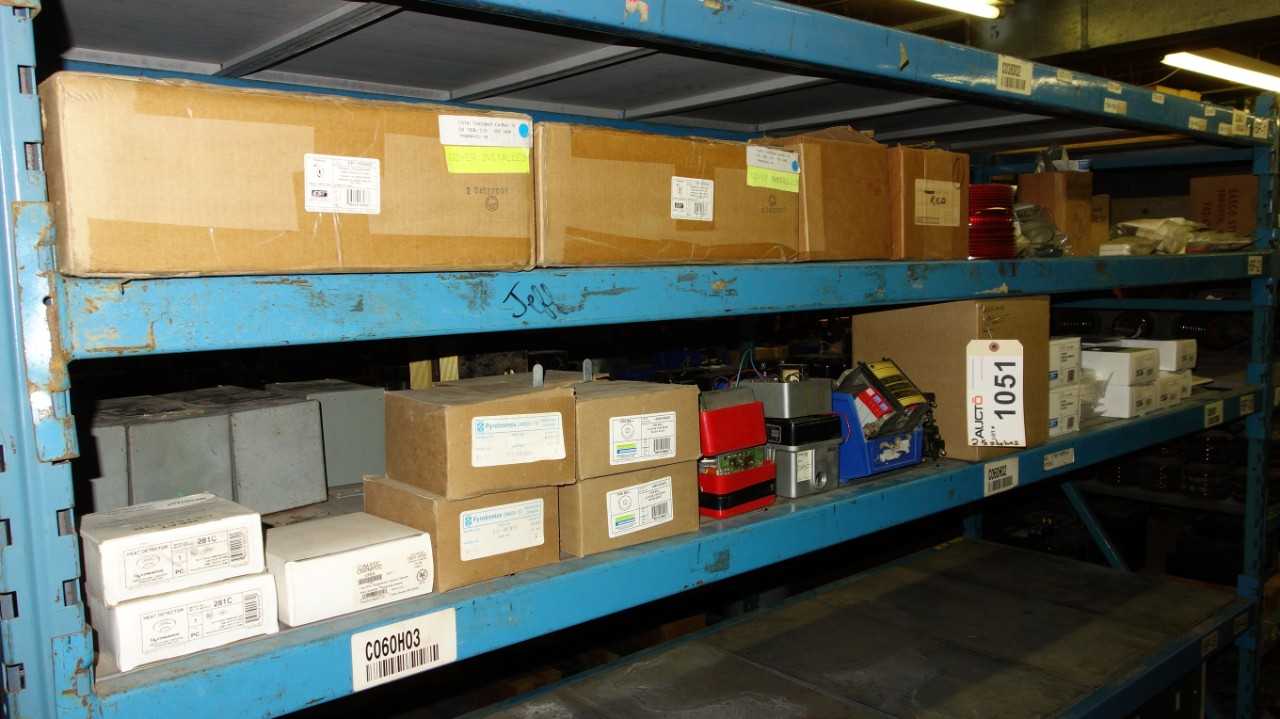 CONTENTS OF 3 SHELVES, ASSORTED ELECTRICAL SAFETY EQUIPMENT - SAFETY SWITCH