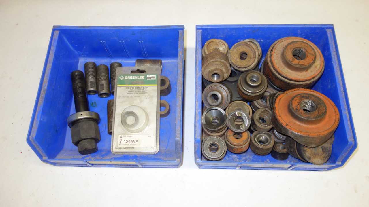 LOT OF ASSORTED PUNCH DIES - ELECTRIC POWER TOOLS