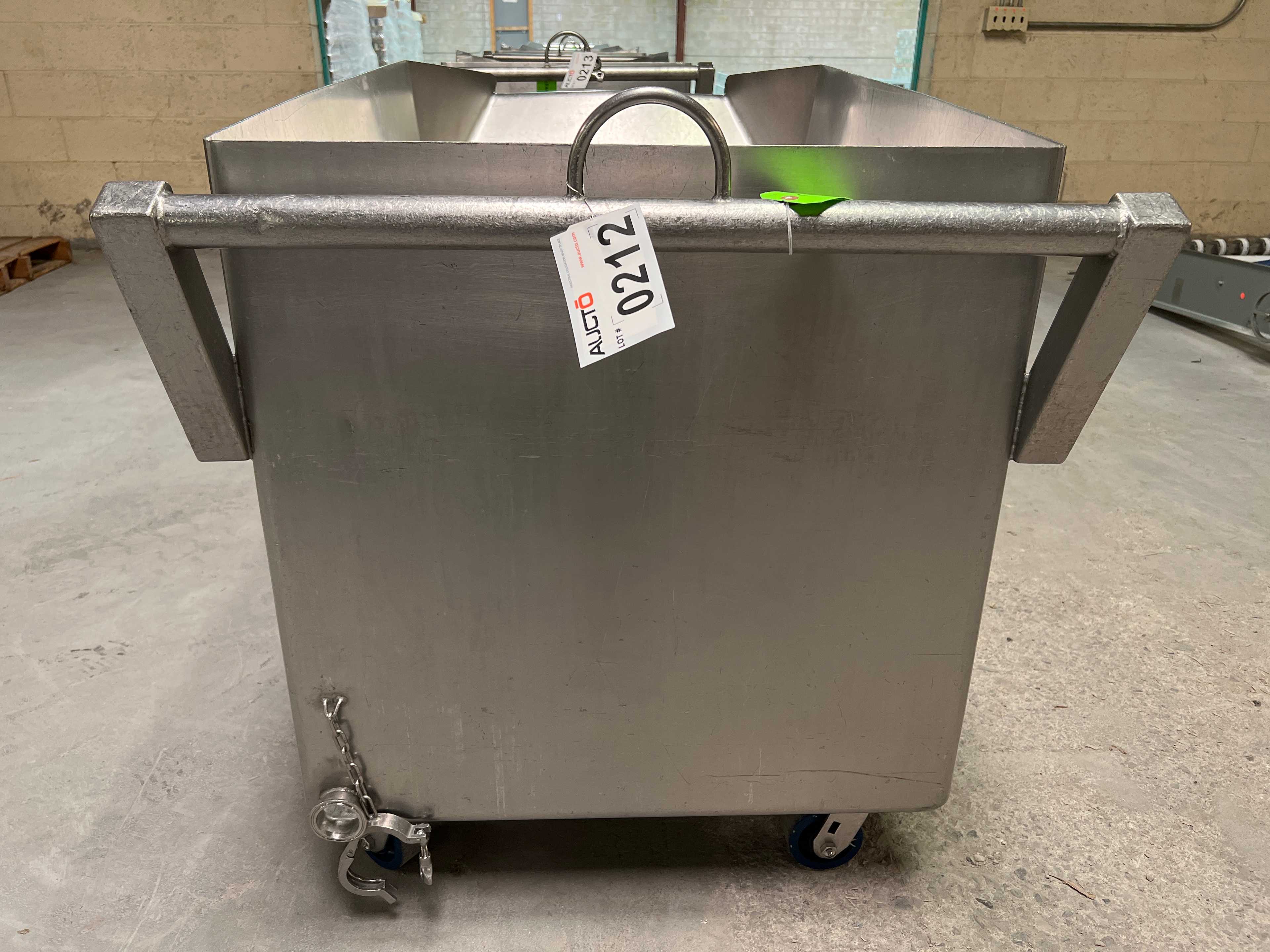 Stainless Steel Dump Cart Hopper